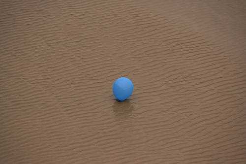 Globo Globo en la playa