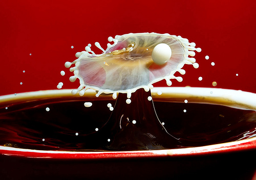 Coffee and milk