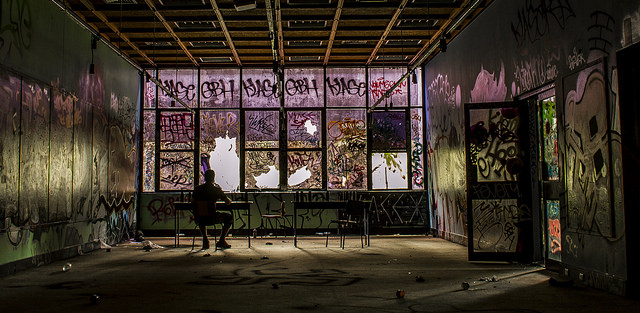 Abandones classroom