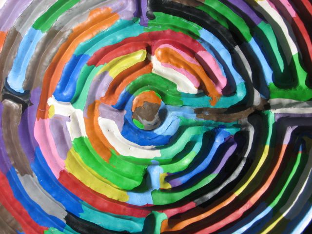 Plasticine labyrinth